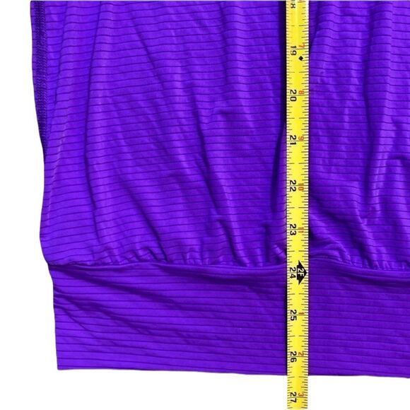 Beyond Yoga Purple Stripe Top, Size XS - Picture 7 of 8